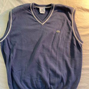 Lacoste Cotton Sweater Vest -- Men's